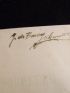 BARBEY D'AUREVILLY : L'ensorcelée - Autographe, Edition Originale - Edition-Originale.com