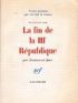 BERL : La fin de la IIIe République - Autographe, Edition Originale - Edition-Originale.com