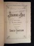 CHAUSSON : Jeanne d'Arc - Scène lyrique - Autographe, Edition Originale - Edition-Originale.com