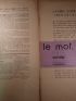 COCTEAU : Le Mot, n°6, 1ère année, 16 janvier 1915 - Edition Originale - Edition-Originale.com