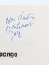 DERRIDA : Signéponge - Autographe, Edition Originale - Edition-Originale.com
