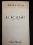 GRIPARI : Le solilesse, poèmes en vers - Edition Originale - Edition-Originale.com