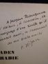 NIZAN : Aden Arabie - Autographe, Edition Originale - Edition-Originale.com