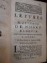 RABUTIN : Lettres de Messire Roger de Rabutin Comte de Bussy  (...) avec les Réponses - Edition-Originale.com