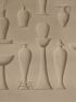 DESCRIPTION DE L'EGYPTE.  Ile de Philae. Collection de vases sculptés dans divers édifices. (ANTIQUITES, volume I, planche 14) - Edition Originale - Edition-Originale.com