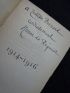 REGNIER : 1914-1916 - Autographe, Edition Originale - Edition-Originale.com