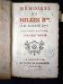 RICCOBONI : Memoires de Miledi B***. Par Madame R*** - Edition-Originale.com