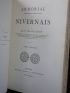 RICHARD COMTE DE SOULTRAIT : Armorial historique et archéologique du Nivernais - Edition Originale - Edition-Originale.com