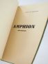 VALERY : Amphion - Edition Originale - Edition-Originale.com