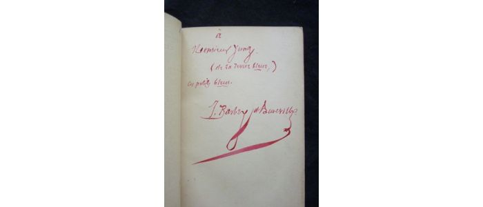 BARBEY D'AUREVILLY : Les vieilles actrices. Le musée des antiques - Autographe, Edition Originale - Edition-Originale.com