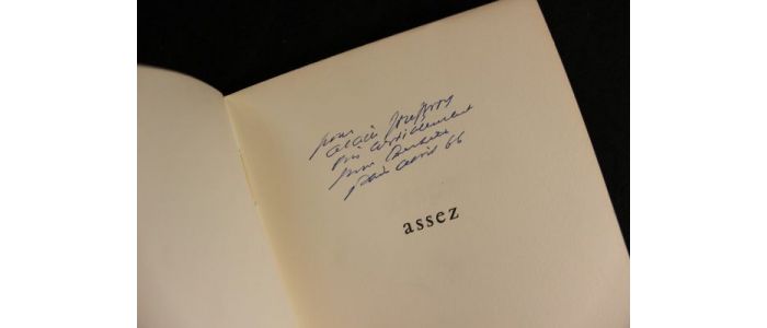 BECKETT : Assez - Autographe, Edition Originale - Edition-Originale.com