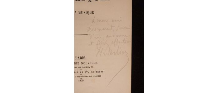 BERLIOZ : Les grotesques de la musique - Autographe, Edition Originale - Edition-Originale.com