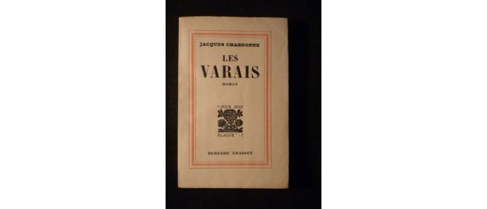CHARDONNE : Les varais - Autographe, Edition Originale - Edition-Originale.com