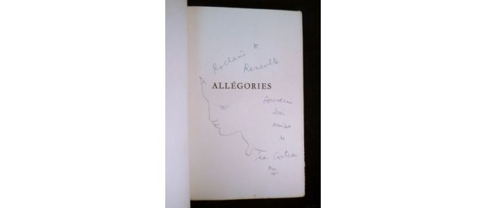 COCTEAU : Allégories - Autographe, Edition Originale - Edition-Originale.com