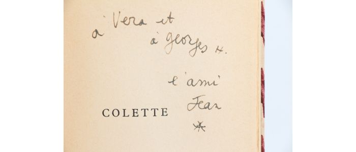 COCTEAU : Colette - Autographe, Edition Originale - Edition-Originale.com