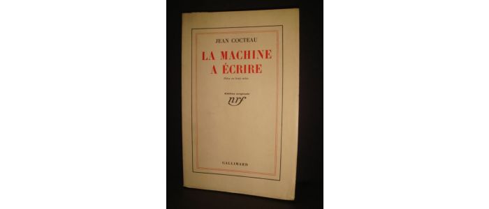 COCTEAU : La machine à écrire - Edition Originale - Edition-Originale.com
