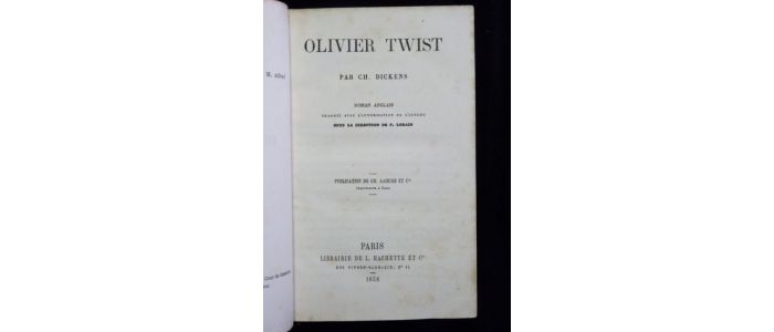 DICKENS : Olivier Twist - Edition Originale - Edition-Originale.com