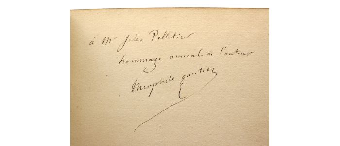 GAUTIER : Honoré de Balzac - Autographe, Edition Originale - Edition-Originale.com
