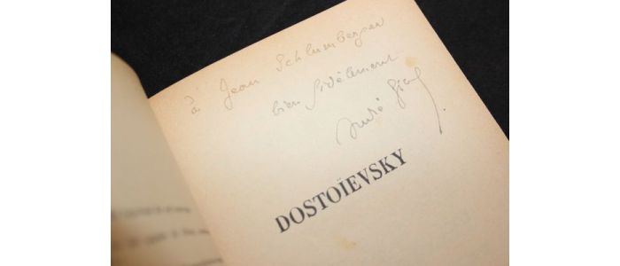 GIDE : Dostoïevsky - Autographe, Edition Originale - Edition-Originale.com