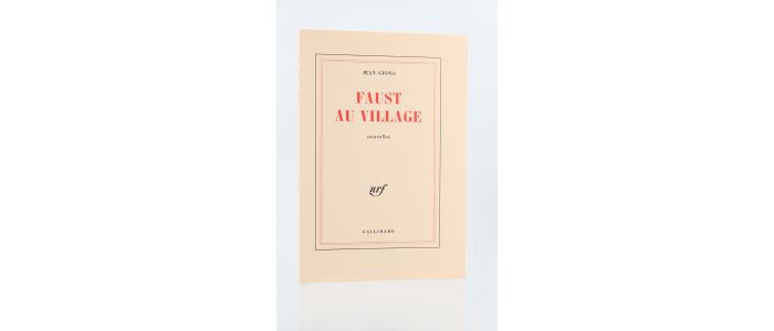 GIONO : Faust au village - Edition Originale - Edition-Originale.com