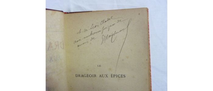 HUYSMANS : Le drageoir aux épices - Autographe, Edition Originale - Edition-Originale.com