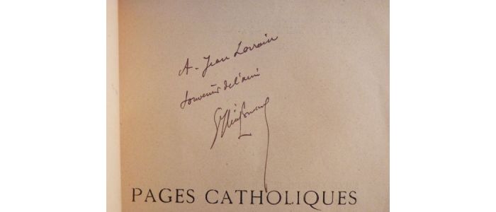 HUYSMANS : Pages catholiques - Autographe, Edition Originale - Edition-Originale.com