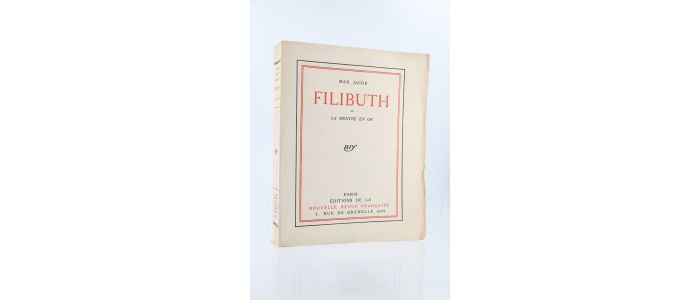 JACOB : Filibuth ou la montre en or - Edition Originale - Edition-Originale.com