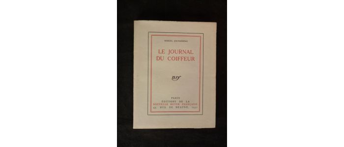 JOUHANDEAU : Le journal du coiffeur - First edition - Edition-Originale.com