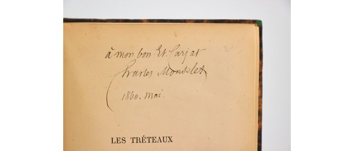 MONSELET : Les tréteaux - Autographe, Edition Originale - Edition-Originale.com