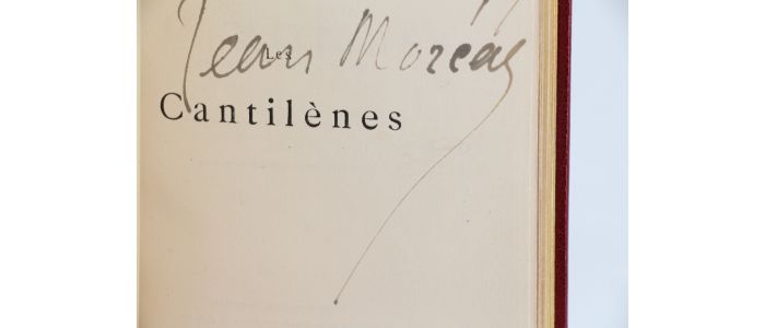 MOREAS : Les cantilènes - Autographe, Edition Originale - Edition-Originale.com