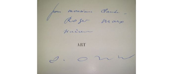 OZENFANT : Art : Bilan des arts modernes en France. - Structure d'un nouvel esprit - Autographe, Edition Originale - Edition-Originale.com