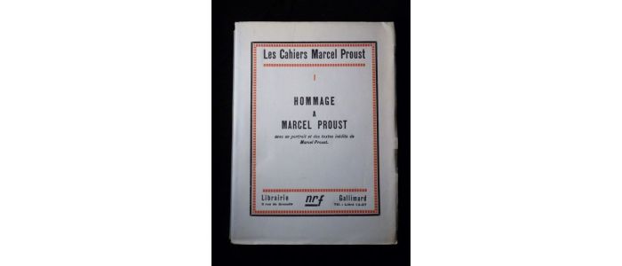 PROUST : Hommage à Marcel Proust - Edition Originale - Edition-Originale.com