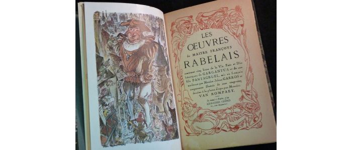RABELAIS : Les oeuvres de maître François Rabelais - Edition Originale - Edition-Originale.com