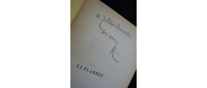 REGNIER : La flambée - Autographe, Edition Originale - Edition-Originale.com