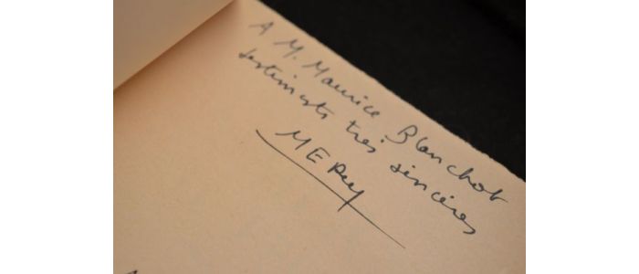 BLANCHOT : Aimer fait peur - Autographe, Edition Originale - Edition-Originale.com