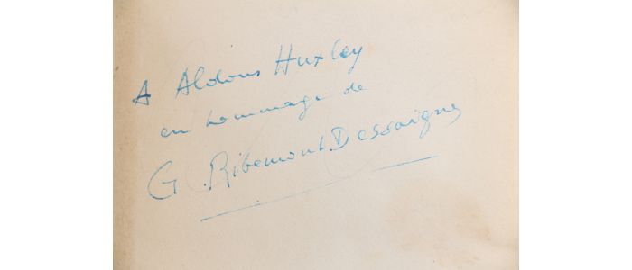 RIBEMONT-DESSAIGNES : Céleste Ugolin - Autographe, Edition Originale - Edition-Originale.com