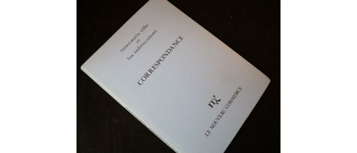 RILKE : Correspondance Rainer Maria Rilke et Lou-Andréas Salomé - Edition Originale - Edition-Originale.com