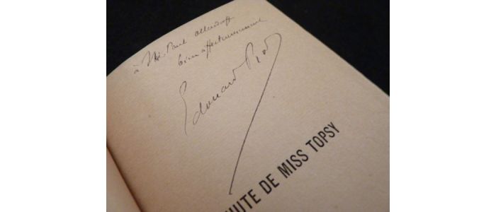 ROD : La chute de miss Topsy - Autographe, Edition Originale - Edition-Originale.com