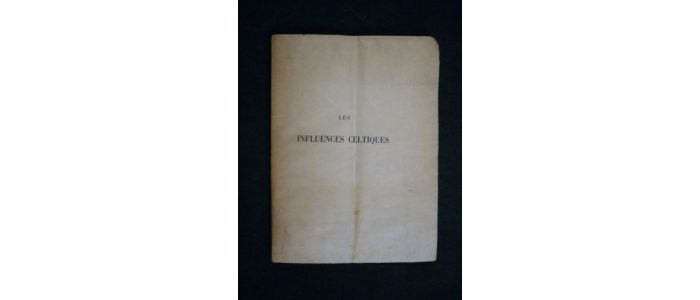 ROESSLER : Les influences celtiques avant et après Colomban, essai historique et archéologique - Edition Originale - Edition-Originale.com