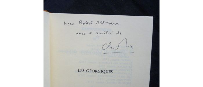 SIMON : Les géorgiques - Autographe, Edition Originale - Edition-Originale.com