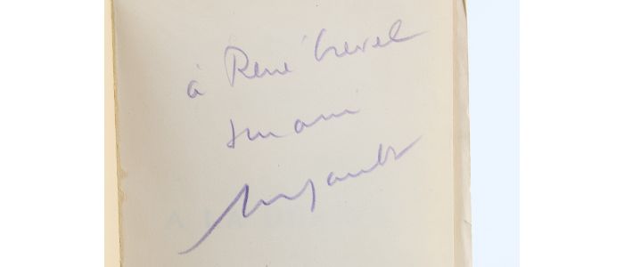 SOUPAULT : A la dérive - Autographe, Edition Originale - Edition-Originale.com