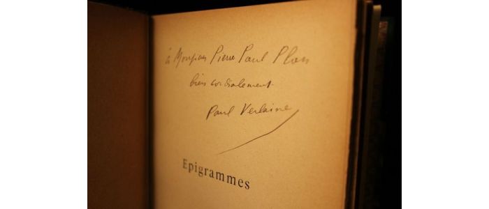 VERLAINE : Epigrammes - Autographe, Edition Originale - Edition-Originale.com