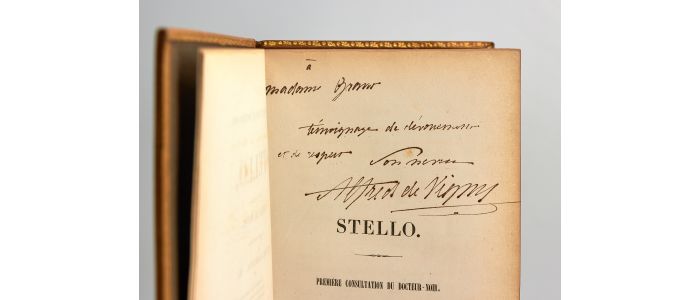 VIGNY : Stello - Autographe - Edition-Originale.com