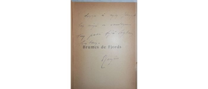 VIVIEN : Brumes de fjords - Autographe, Edition Originale - Edition-Originale.com