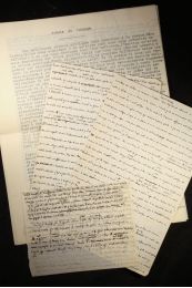 BLANCHOT : Poésie et langage. Manuscrit autographe et tapuscrit complets.  - Autographe, Edition Originale - Edition-Originale.com