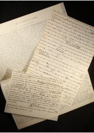 BLANCHOT : Sur un monde en ruines. Manuscrit autographe et tapuscrit complets - Autographe, Edition Originale - Edition-Originale.com