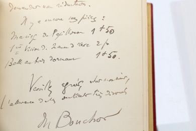 BOUCHOR : Contes parisiens en vers - Autographe, Edition Originale - Edition-Originale.com