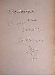 COCTEAU : La crucifixion - Autographe, Edition Originale - Edition-Originale.com