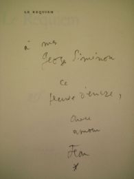 COCTEAU : Le requiem - Autographe, Edition Originale - Edition-Originale.com