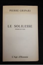 GRIPARI : Le solilesse, poèmes en vers - First edition - Edition-Originale.com
